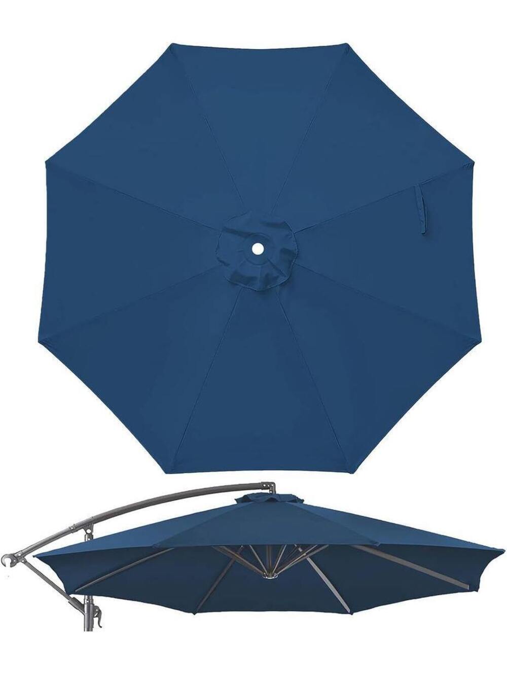 10 Ft Cantilever Umbrella Replacement Canopy – Navy